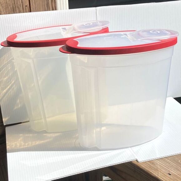 RUBBERMAID Flex and Seal Cereal Keeper Storage Container 1.5 Gallon Set of 2 - Picture 1 of 11